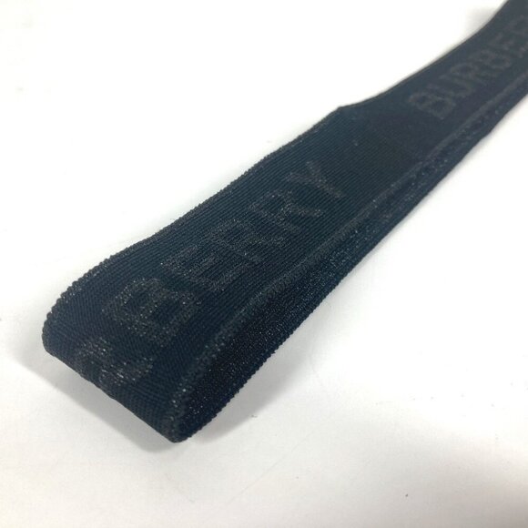 BURBERRY Logo Glitter Hair Accessories head band hair band Nylon Black main image 9
